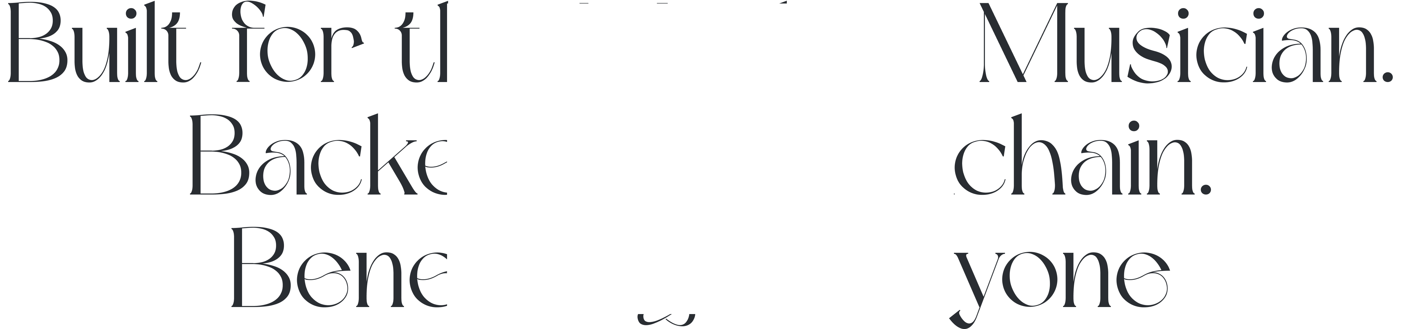 Built for the Modern Musician